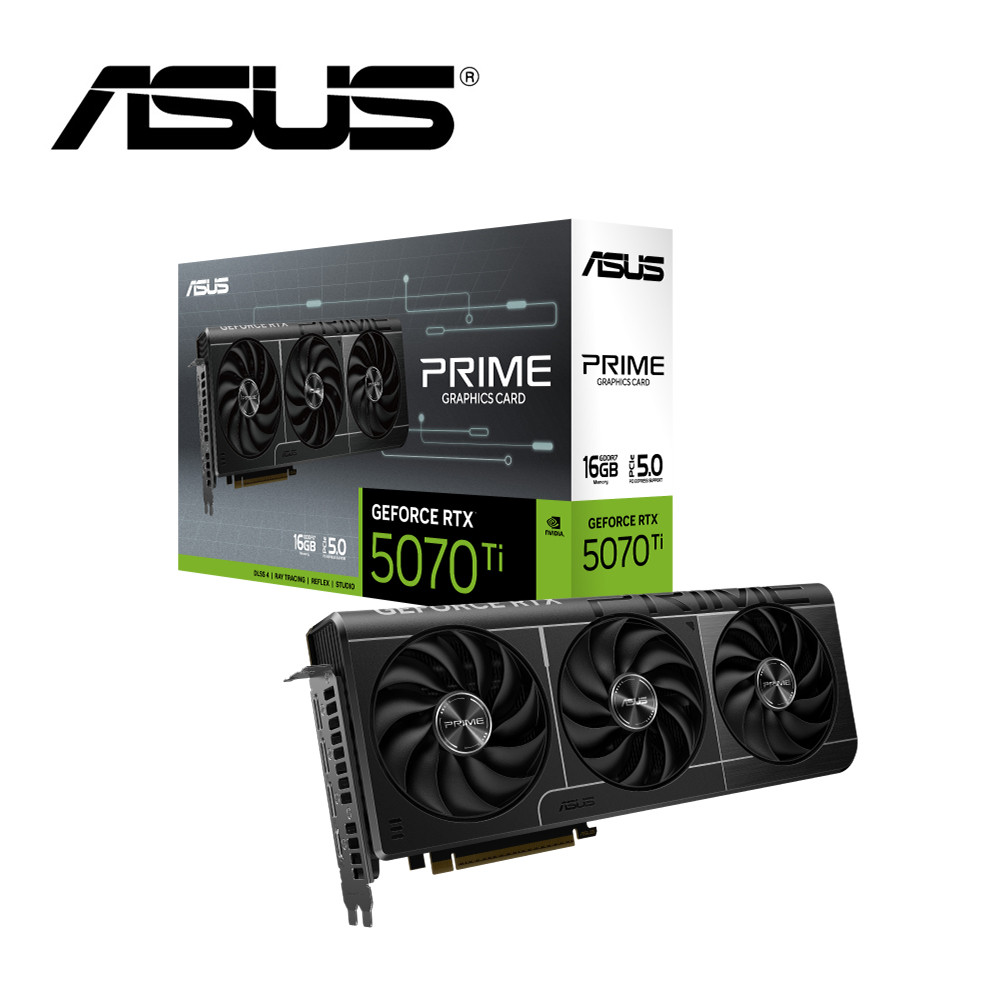 ASUS 華碩PRIME-RTX5060Ti-8G 顯示卡+華碩Prime 750W ATX3.0 金牌電源