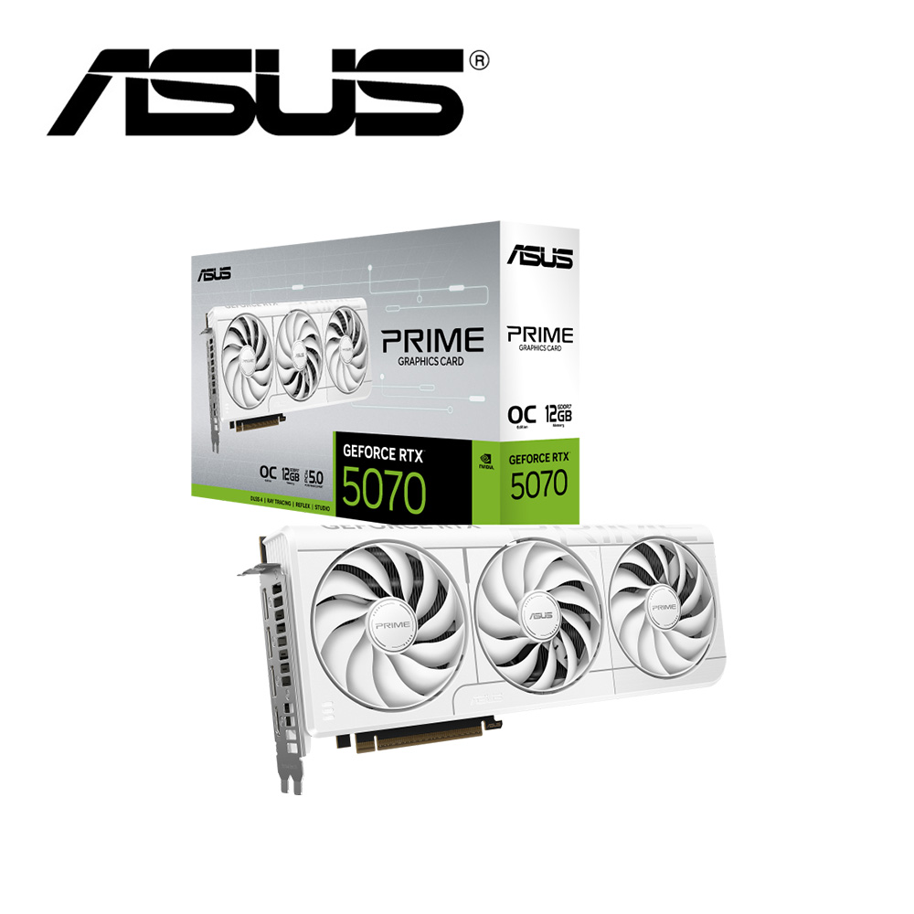 PRIME-RTX5070-O12G-WHITE 顯示卡+華碩 RYUJIN III 360 ARGB EXTREME 白龍神