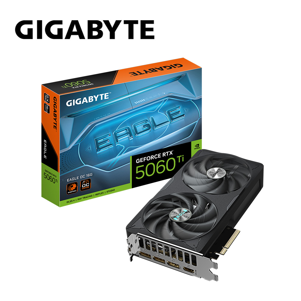 GIGABYTE 技嘉 RTX 5060 Ti EAGLE OC 16G 顯示卡+技嘉 GP-UD750GM 電源供應器