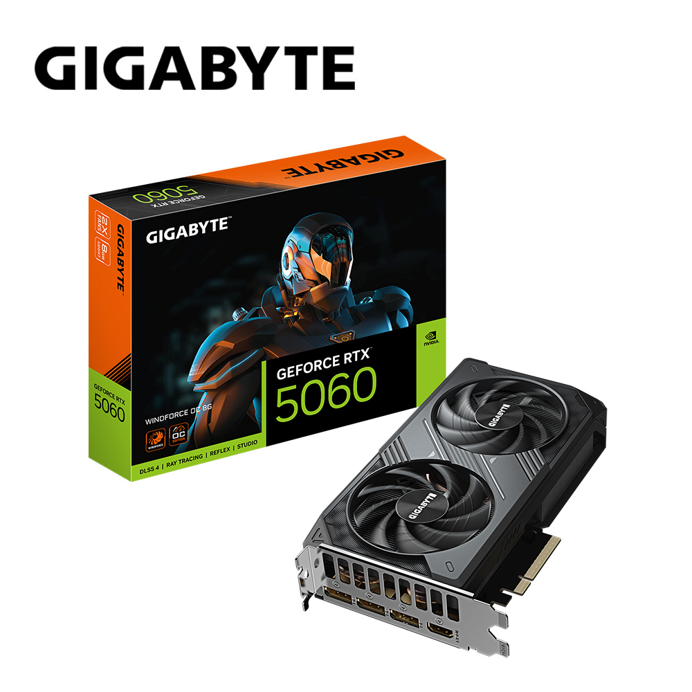 GIGABYTE 技嘉 RTX5060 WINDFORCE OC 8G 顯示卡+羅技 M240 無線靜音藍牙滑鼠