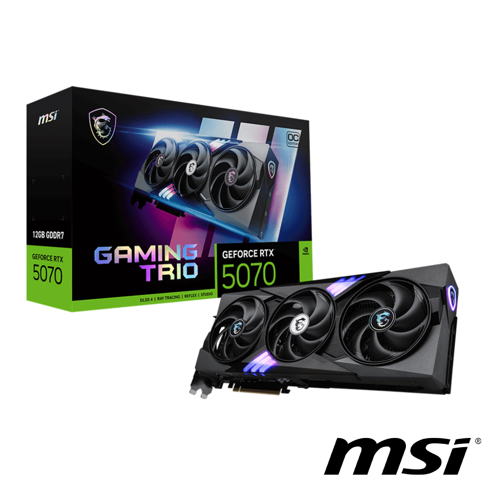 MSI 微星RTX 5060Ti 8G GAMING TRIO OC 顯示卡- PChome 24h購物