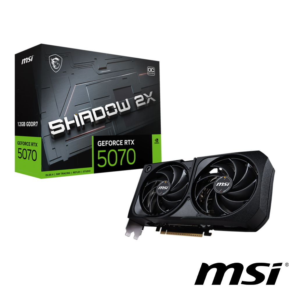 GeForce RTX 5070 12G SHADOW 2X OC 顯示卡