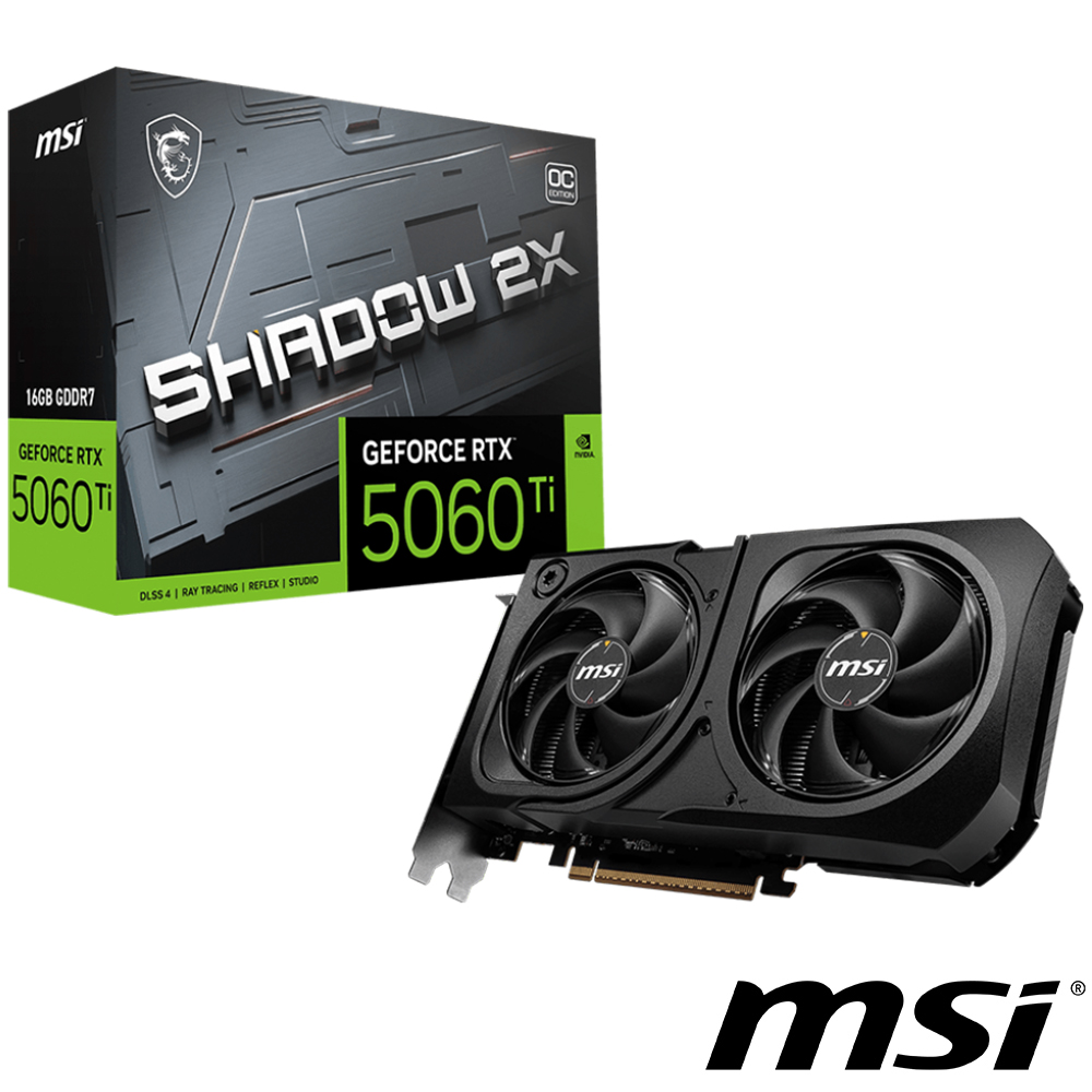 MSI 微星VENTUS GeForce RTX 5060 Ti 8GB 3X OC 顯示卡- PChome 24h購物
