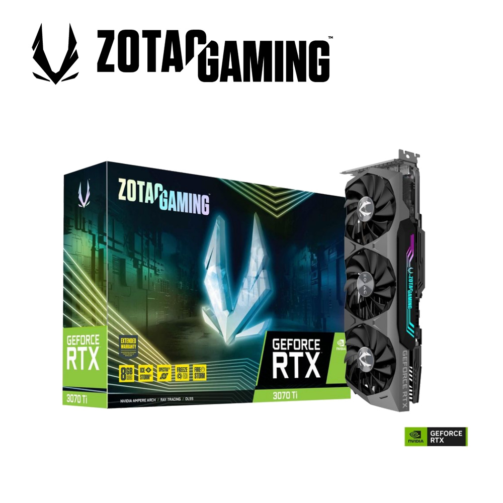【ZOTAC】GAMING GeForce RTX 3070 Ti 顯示卡