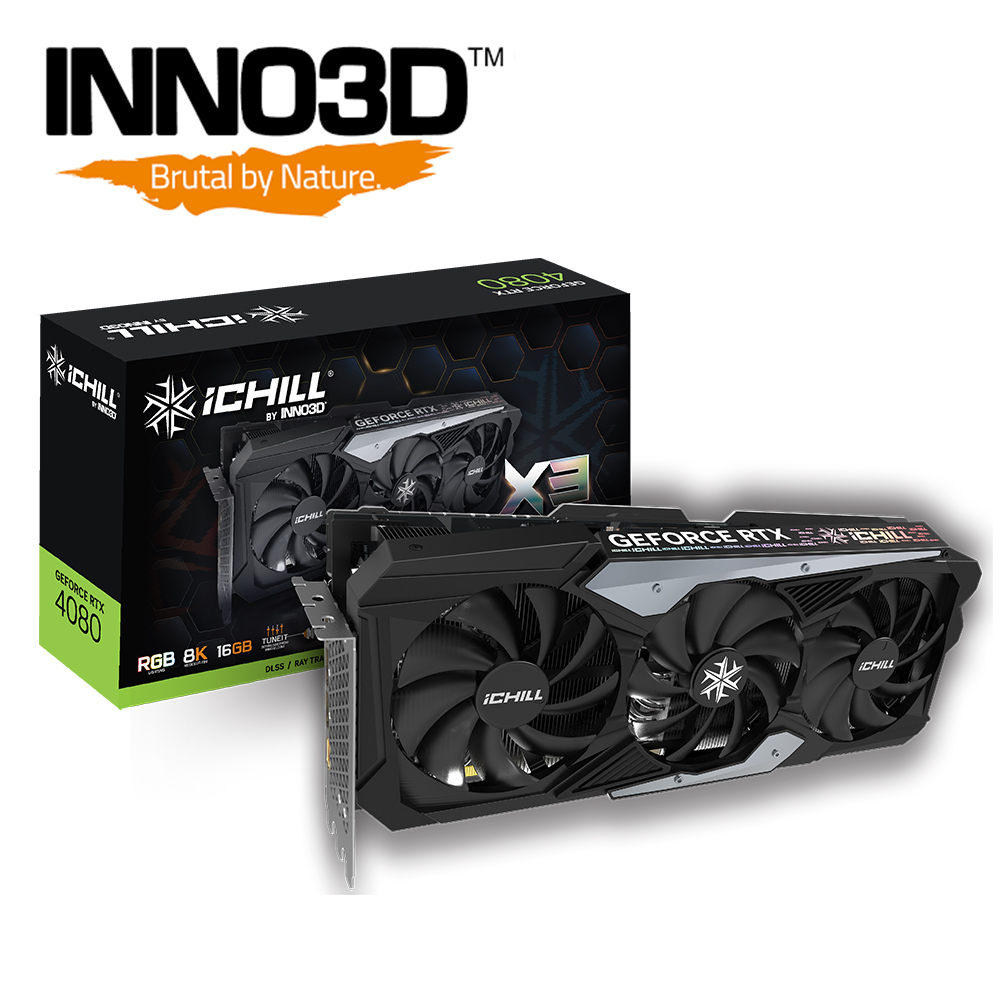 INNO3D RTX 4080 16GB ICHILL X3 顯示卡- PChome 24h購物