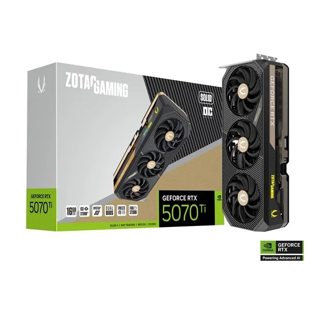 ZOTAC GAMING GeForce RTX 5090 SOLID OC White Edition 顯示卡