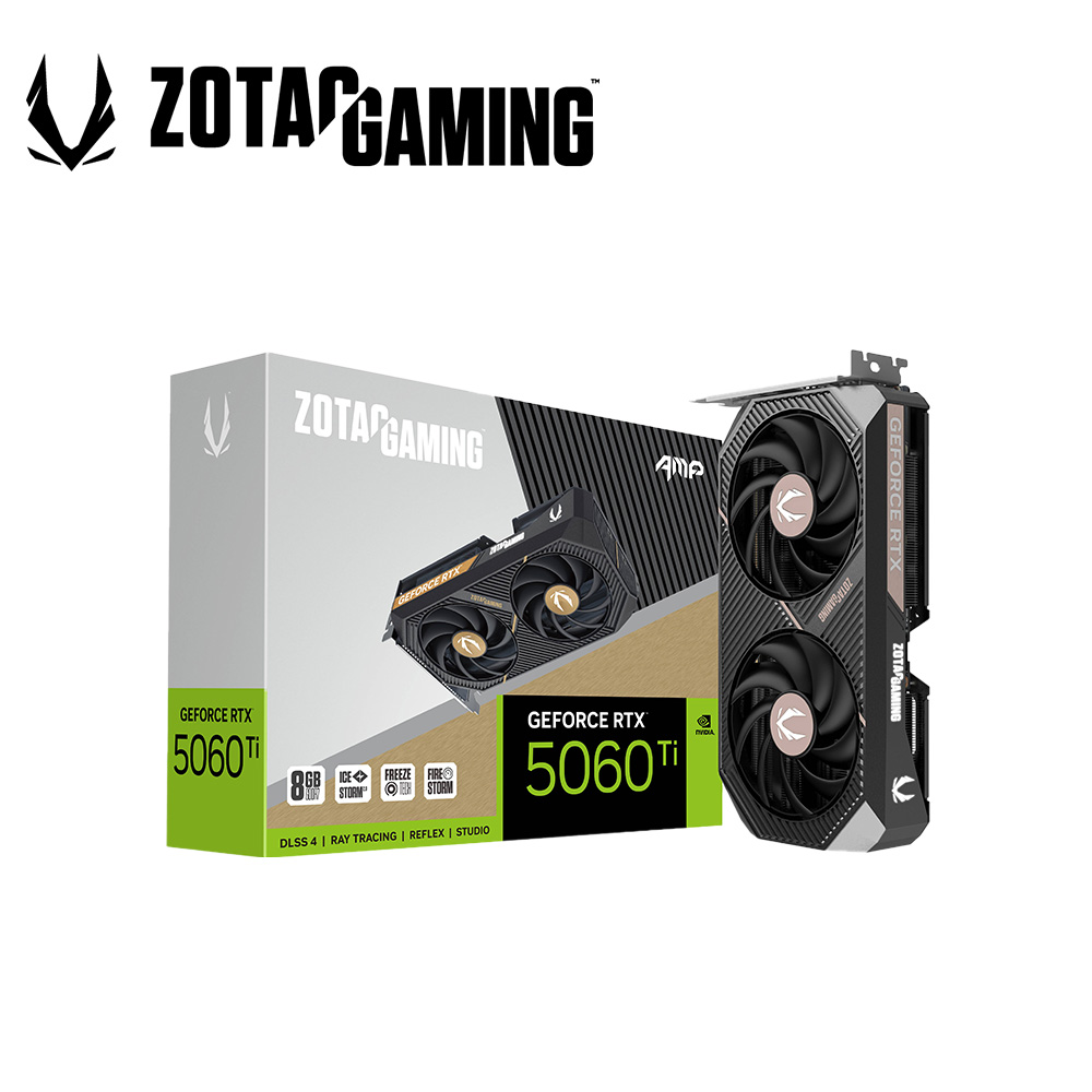 ZOTAC 索泰 RTX 5060 Ti 8GB AMP 顯示卡+羅技 M240 無線靜音藍牙滑鼠