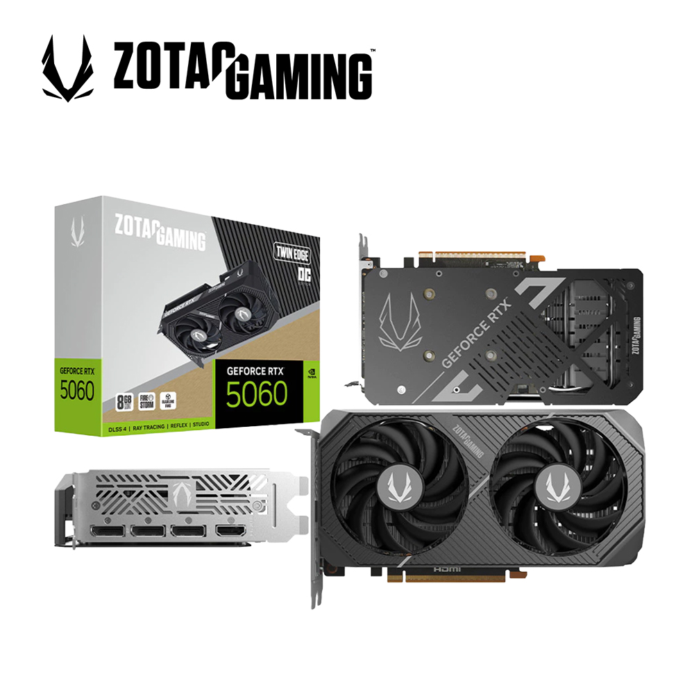 ZOTAC 索泰 RTX 5060 Twin Edge OC 顯示卡