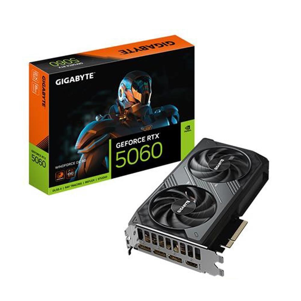 GIGABYTE 技嘉 RTX 5060 WINDFORCE OC 8G 顯示卡 (GV-N5060WF2OC-8GD)