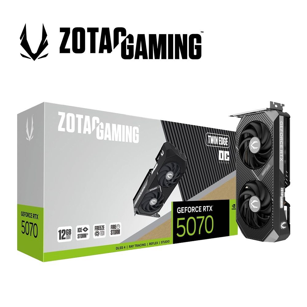 索泰 RTX 5070 Twin Edge OC 顯示卡