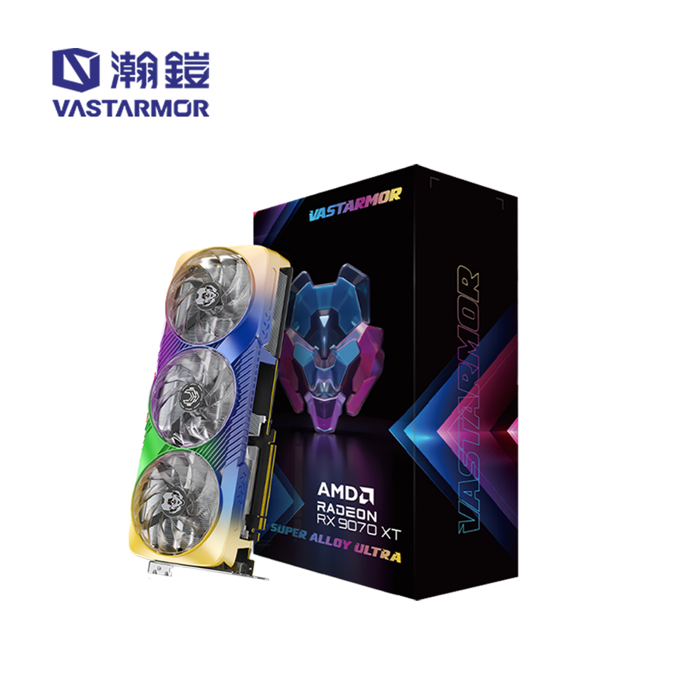 AMD 超微 VASTARMOR 瀚鎧 RX9070XT 超合金 Ultra VC 顯示卡