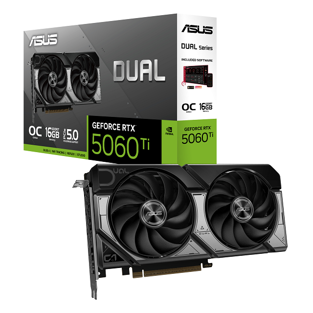 【顯卡+主機板】華碩 Dual RTX 5060 Ti 16GB OC 超頻版 顯示卡 + TUF GAMING B850M-PLUS WIFI7 主機板
