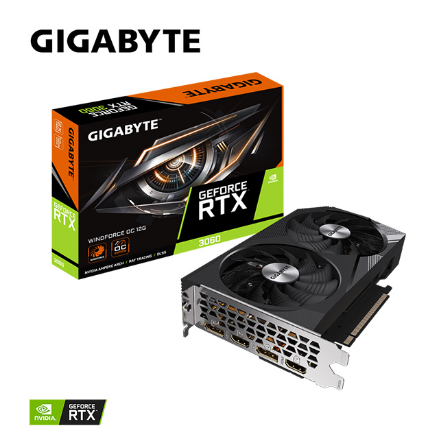 GIGABYTE 技嘉 GeForce RTX 3060 WINDFORCE OC 12G 顯示卡 + 技嘉 B550M GAMING X WIFI6 主機板