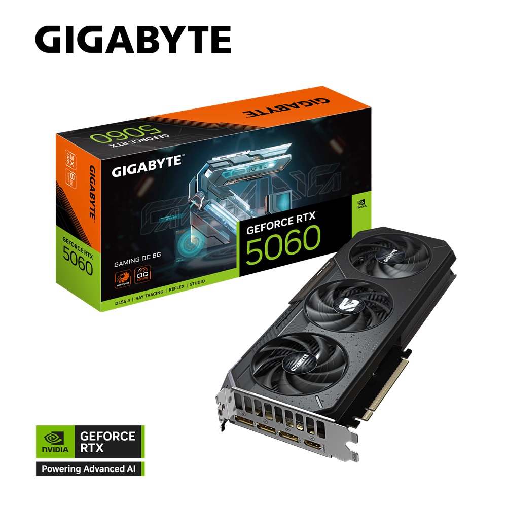【顯卡+主機板】技嘉 RTX 5060 GAMING OC 8G 顯示卡 + 技嘉 B550M GAMING X WIFI6 主機板