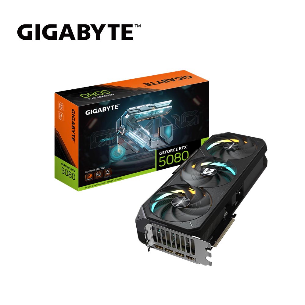 【顯卡+主機板】技嘉 RTX 5080 GAMING OC 16G 顯示卡 + 技嘉 B850M FORCE WF6E V2 主機板（其他規格）