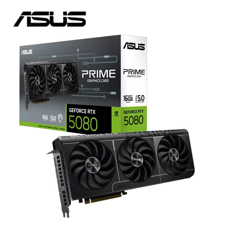 ASUS 華碩 PRIME RTX 5080 16GB GDDR7 EVO 顯示卡 + TUF GAMING B850-PLUS WIFI7 主機板
