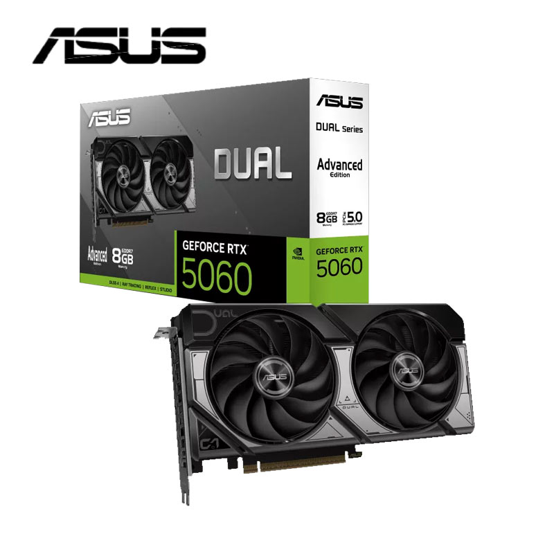 【顯卡+主機板】華碩 Dual RTX 5060 8GB GDDR7 Advanced OC 顯示卡 + PRIME X870-P WIFI CSM 主機板