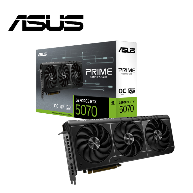 【顯卡+主機板】華碩 PRIME RTX 5070 12GB GDDR7 OC 超頻版 顯示卡 + PRIME B760M-K D4-CSM 主機板