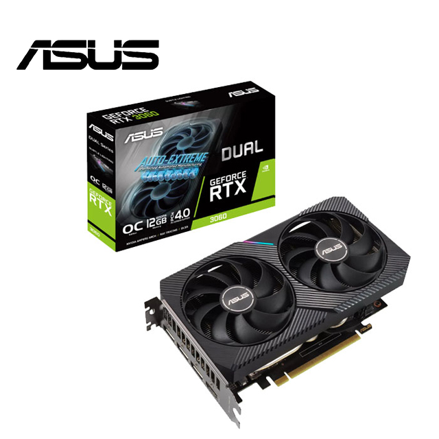 【顯卡+主機板】華碩 Dual RTX 3060 V2 OC 12GB 顯示卡 + 華碩 TUF GAMING B850M-PLUS WIFI7 主機板
