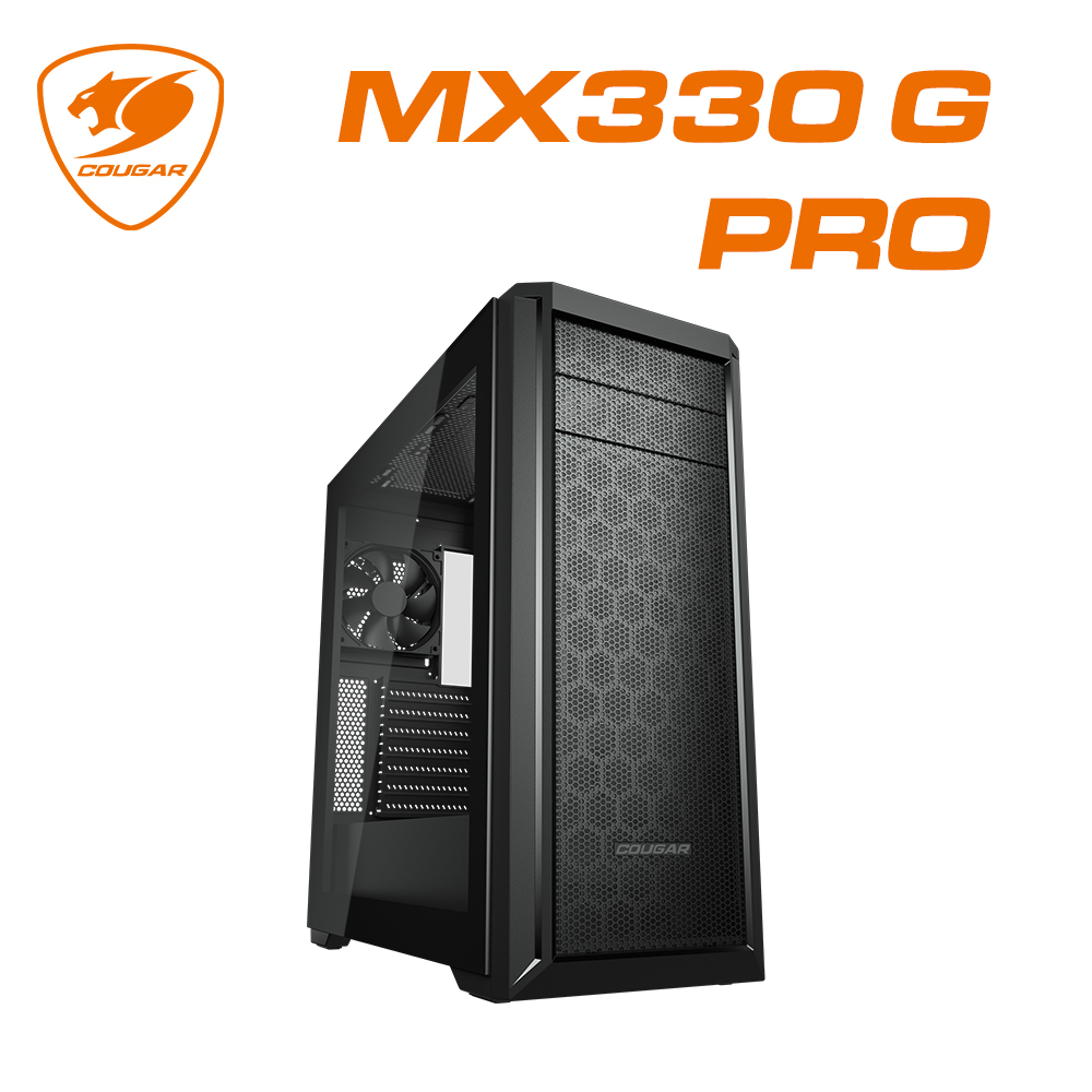 COUGAR 美洲獅 MX330-G PRO 滿版鐵網中塔機箱