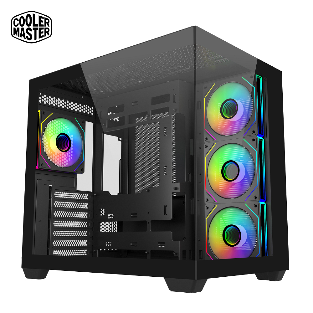 Cooler Master 酷碼 Elite 681 全景玻璃 ARGB 機殼 黑色（其他規格）