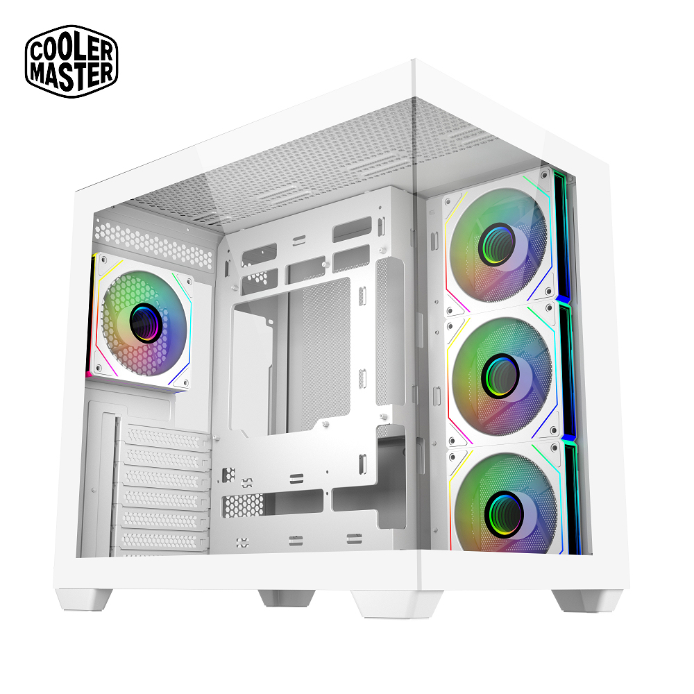 Cooler Master 酷碼 Elite 681 全景玻璃 ARGB 機殼 黑色