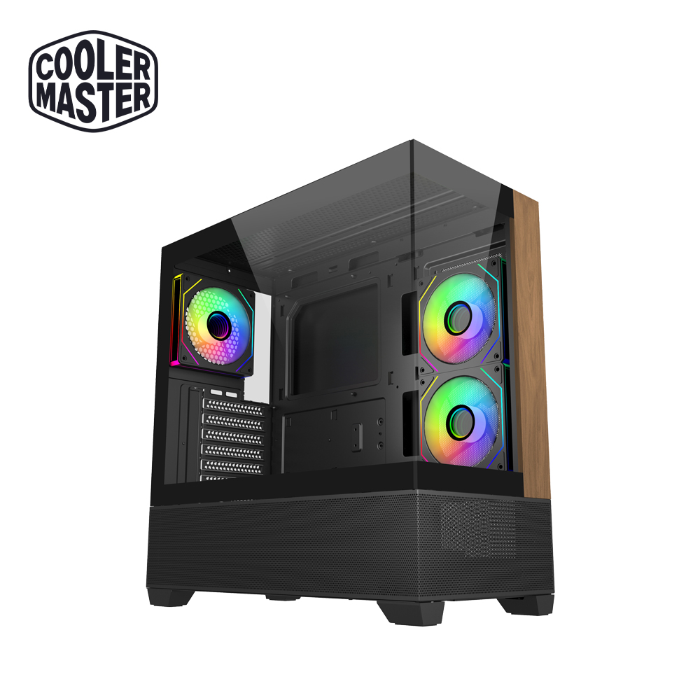 Cooler Master 酷碼 Elite 690 (黑色) 電腦機殼/全景鋼化玻璃