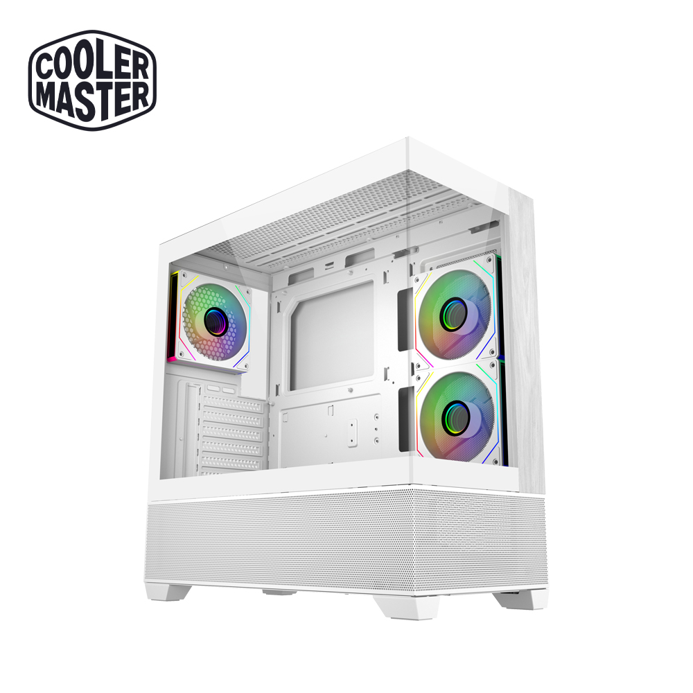 Cooler Master 酷碼 Elite 690 (白色) 電腦機殼/全景鋼化玻璃