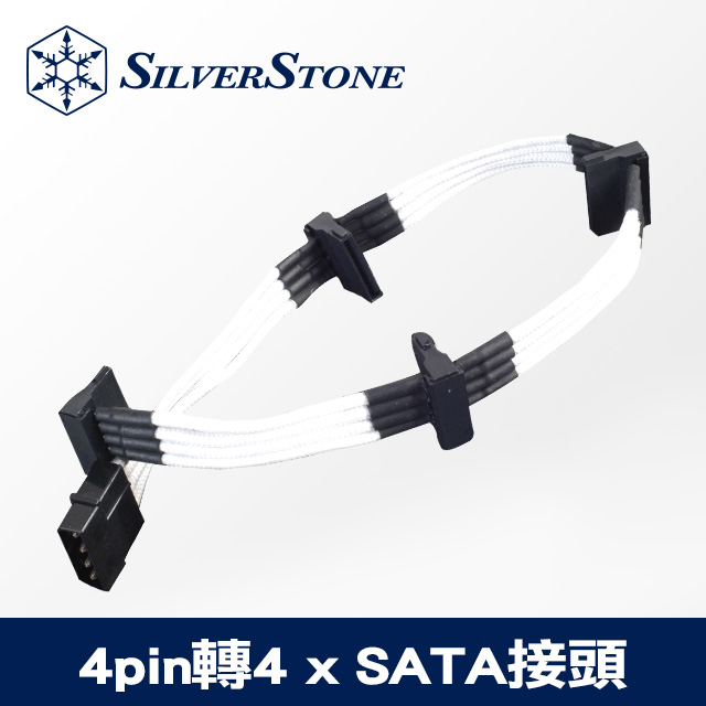 銀欣 電源延長線編織網線材 PP07-BTSW