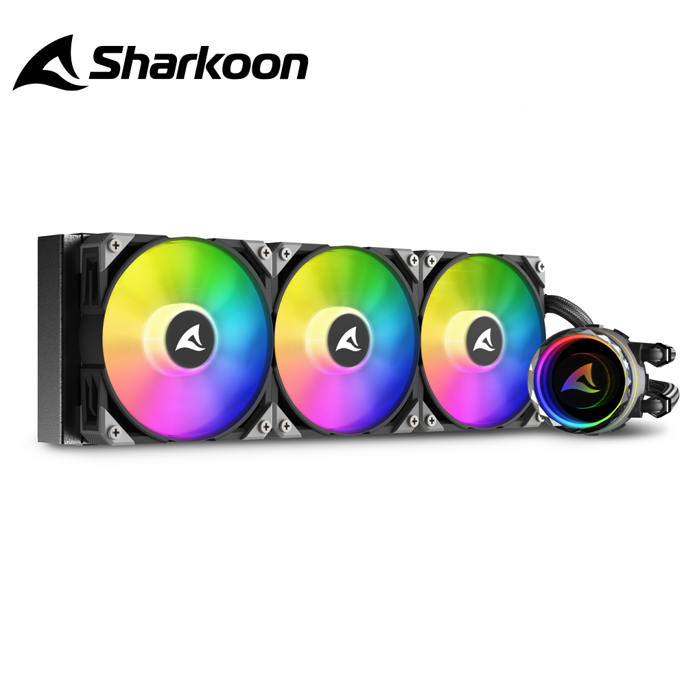 Sharkoon S80 RGB White 240mm 水冷クーラー 未開封 - メルカリ