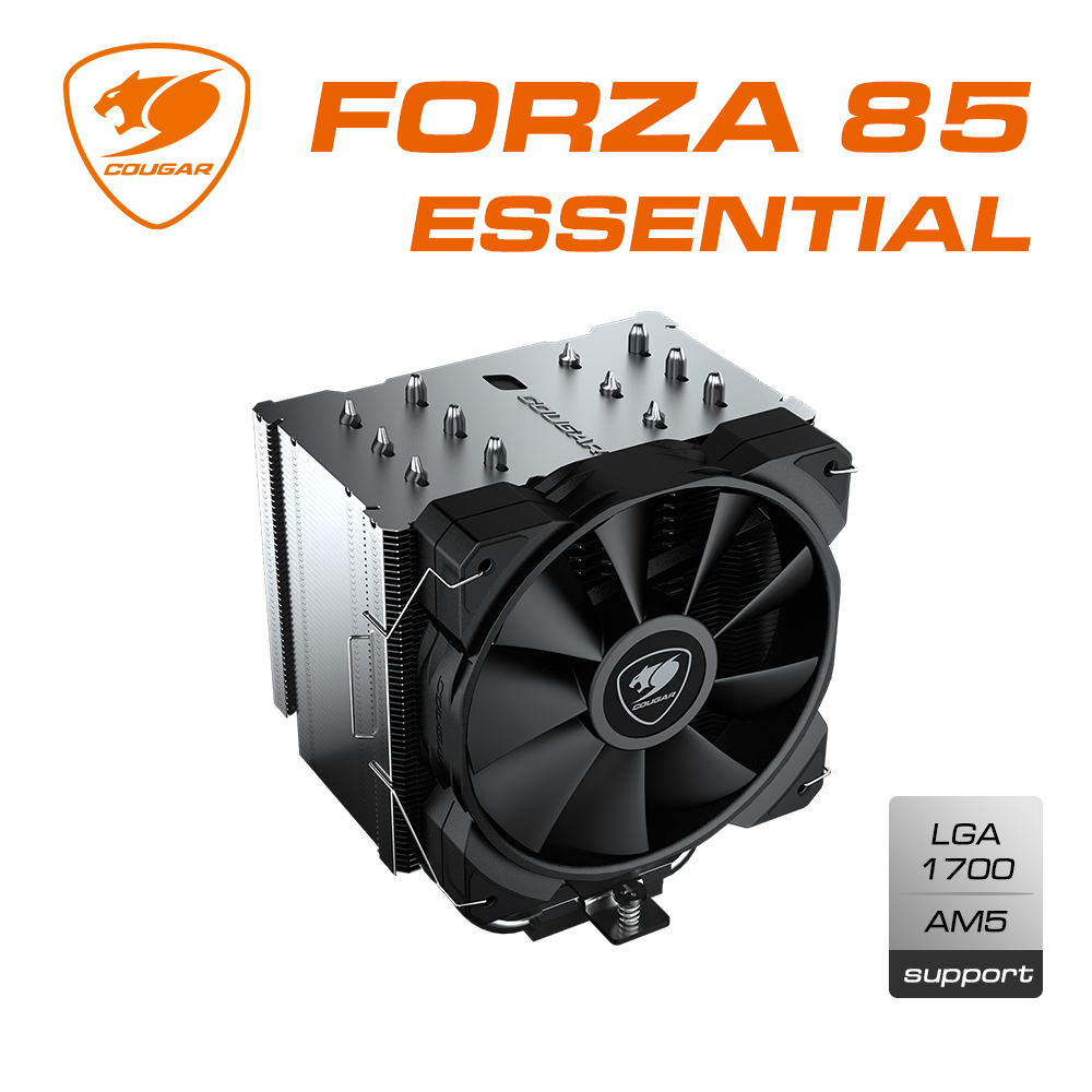 COUGAR 美洲獅 FORZA 85 ESSENTIAL 單塔散熱器 專業款 高CP值
