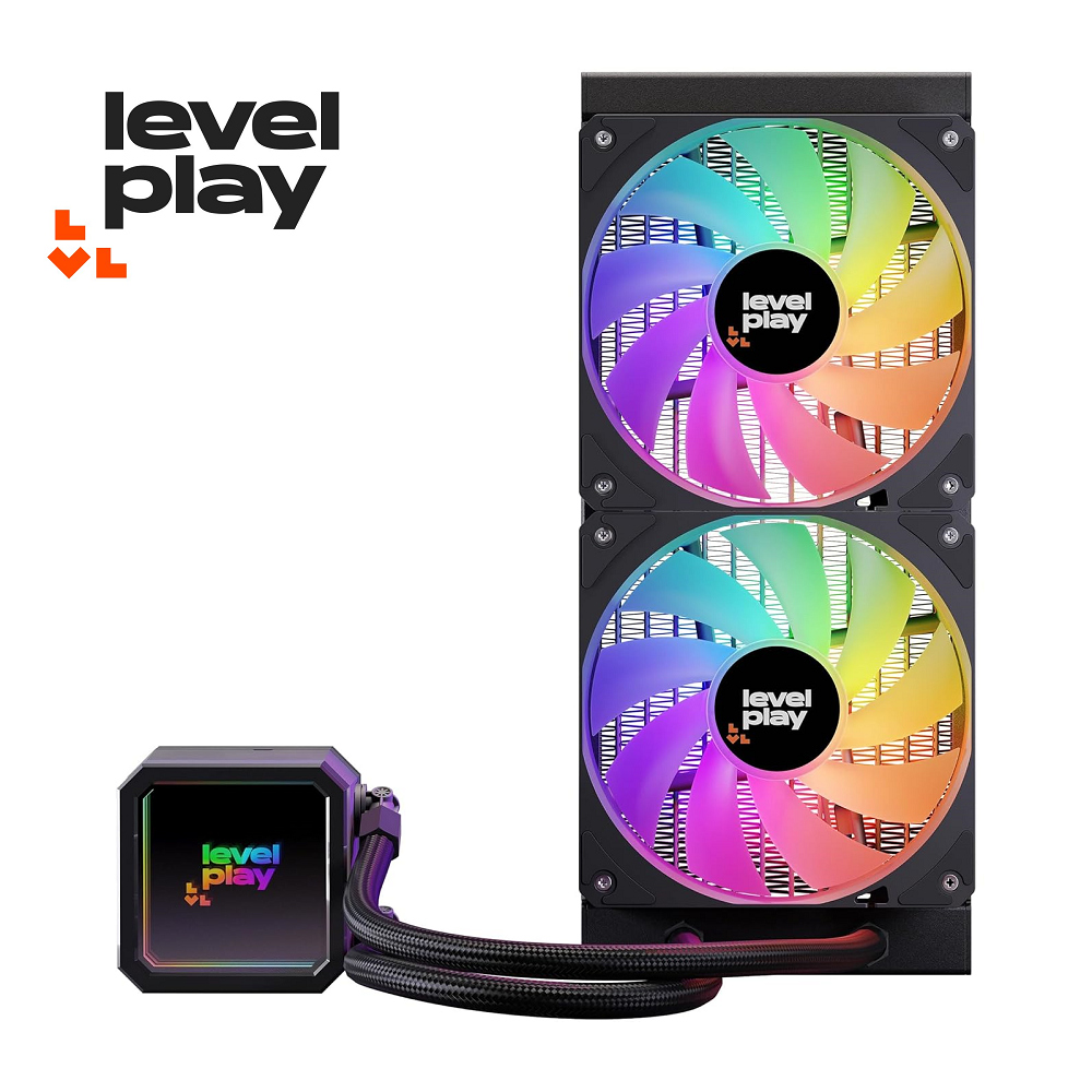 Levelplay 銳玩 CL240 240mm ARGB 水冷 黑
