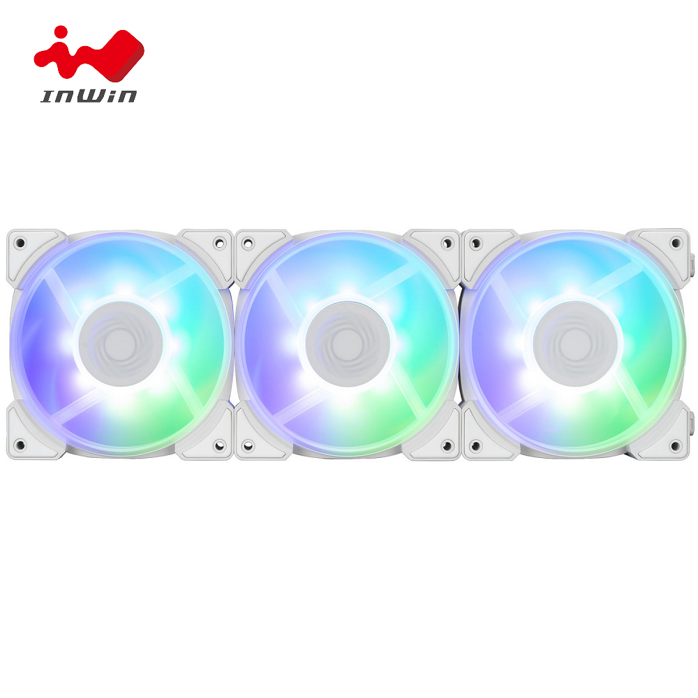 IN WIN 迎廣 LYNX LN120P 白色 ARGB風扇 3顆裝組