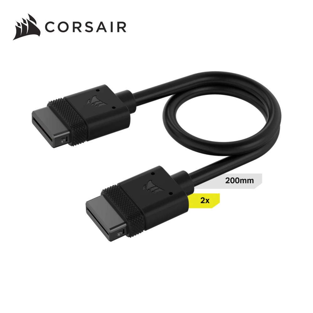 CORSAIR 海盜船 iCUE LINK 200mm 加長線 (兩入組)