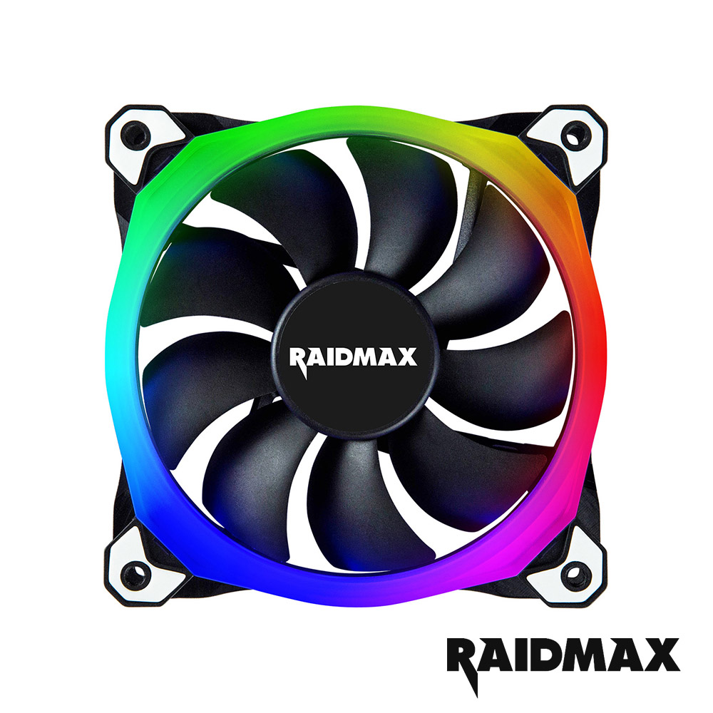 【Raidmax 雷德曼】NV-R120B 12公分RGB散熱風扇(rgb風扇)