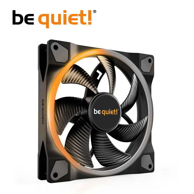 be quiet! LIGHT WINGS 140mm PWM ARGB 靜音散熱風扇(1入)
