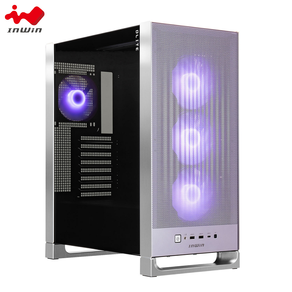 IN WIN 迎廣 DLITE 機殼 丁香紫