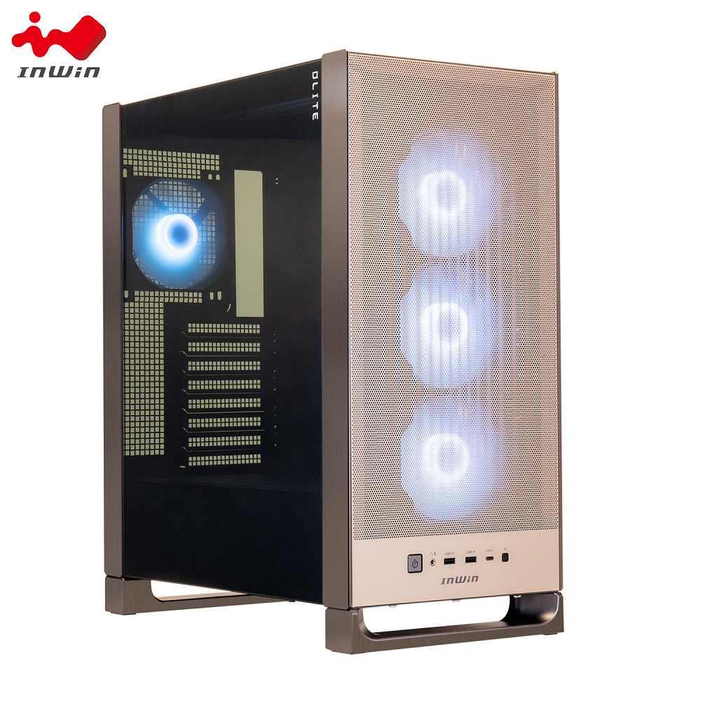 IN WIN 迎廣 DLITE 機殼 摩卡棕