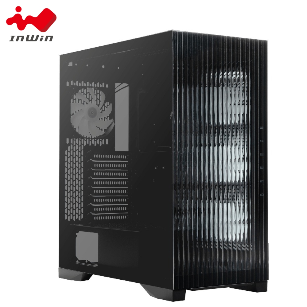IN WIN 迎廣 L50 BREEZE 長虹玻璃面板 機殼 黑色