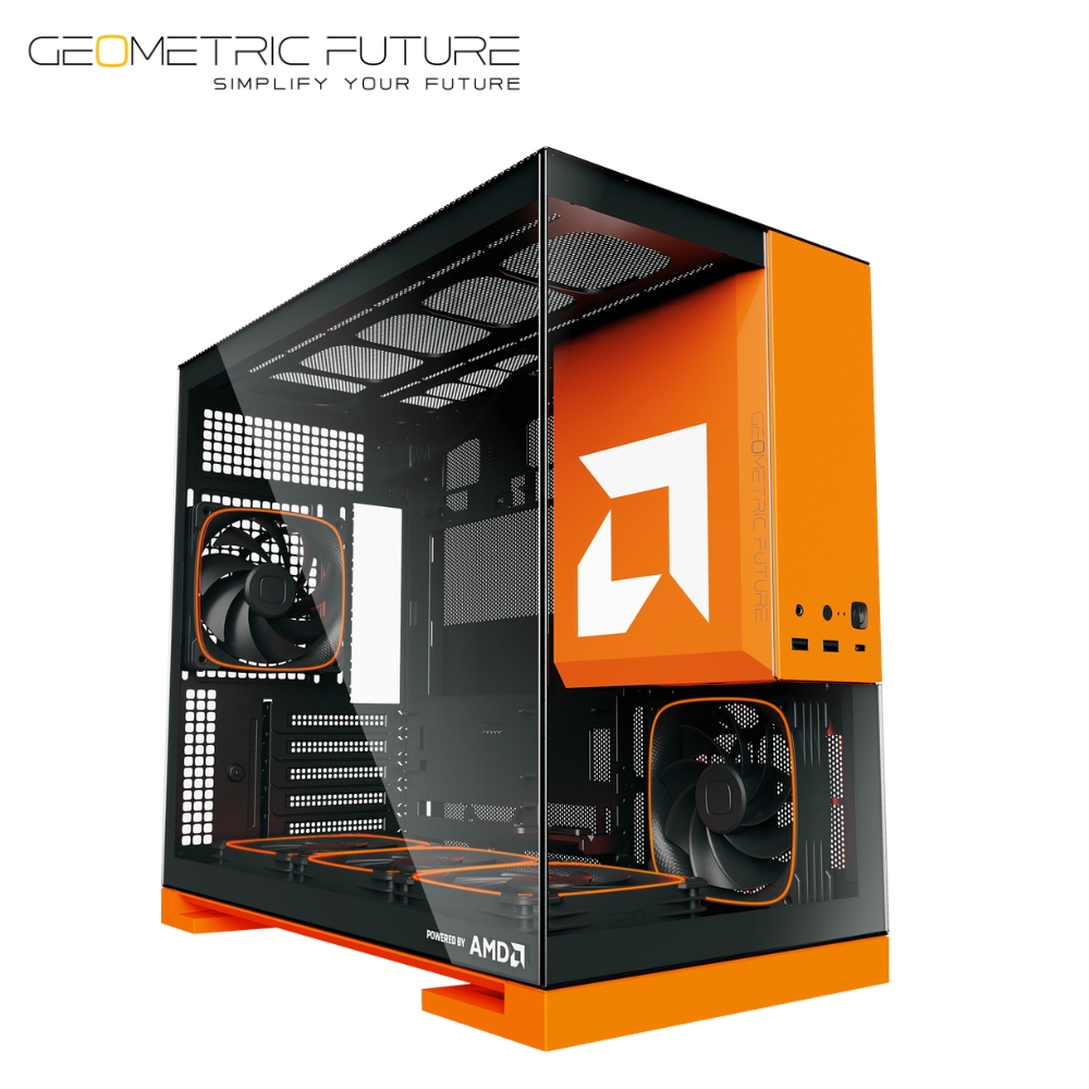 Geometric Future 幾何未來 Model 3 哪吒 玻璃海景 5風扇版 AMD信仰版