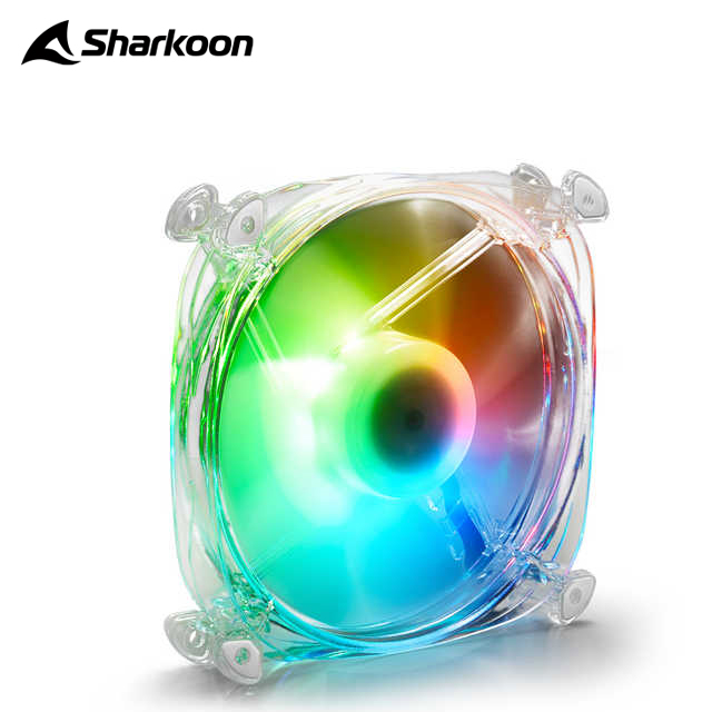 Sharkoon 旋剛 SHARK Disc PWM RGB FAN 液態軸承 12cm ARGB 飛碟扇