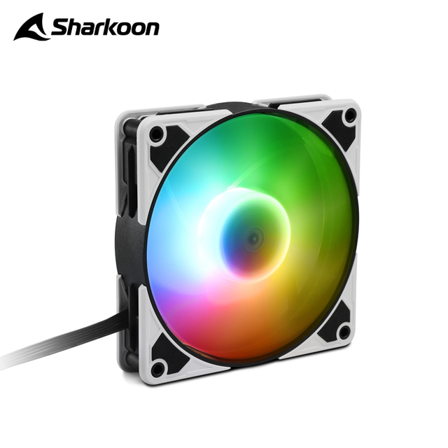 Sharkoon 旋剛SilentStorm PWM FAN 12公分ARGB 液態軸承暴風扇