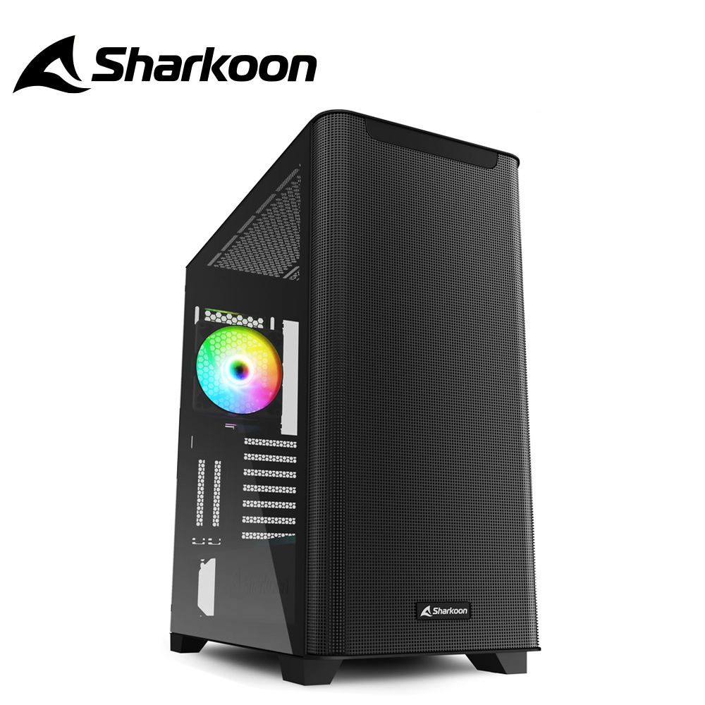 Sharkoon 旋剛 德國 M30 RGB 12cm 風扇 x2 / TYPE-C E-ATX 電腦機殼