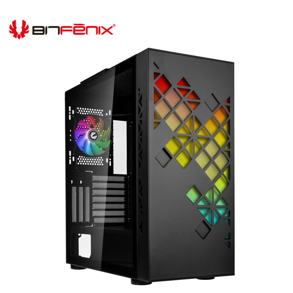 BitFenix 火鳥 科技 Tracery(B) ARGB Type-C  360 水冷排 14cm風扇 x3 E-ATX 電腦機殼