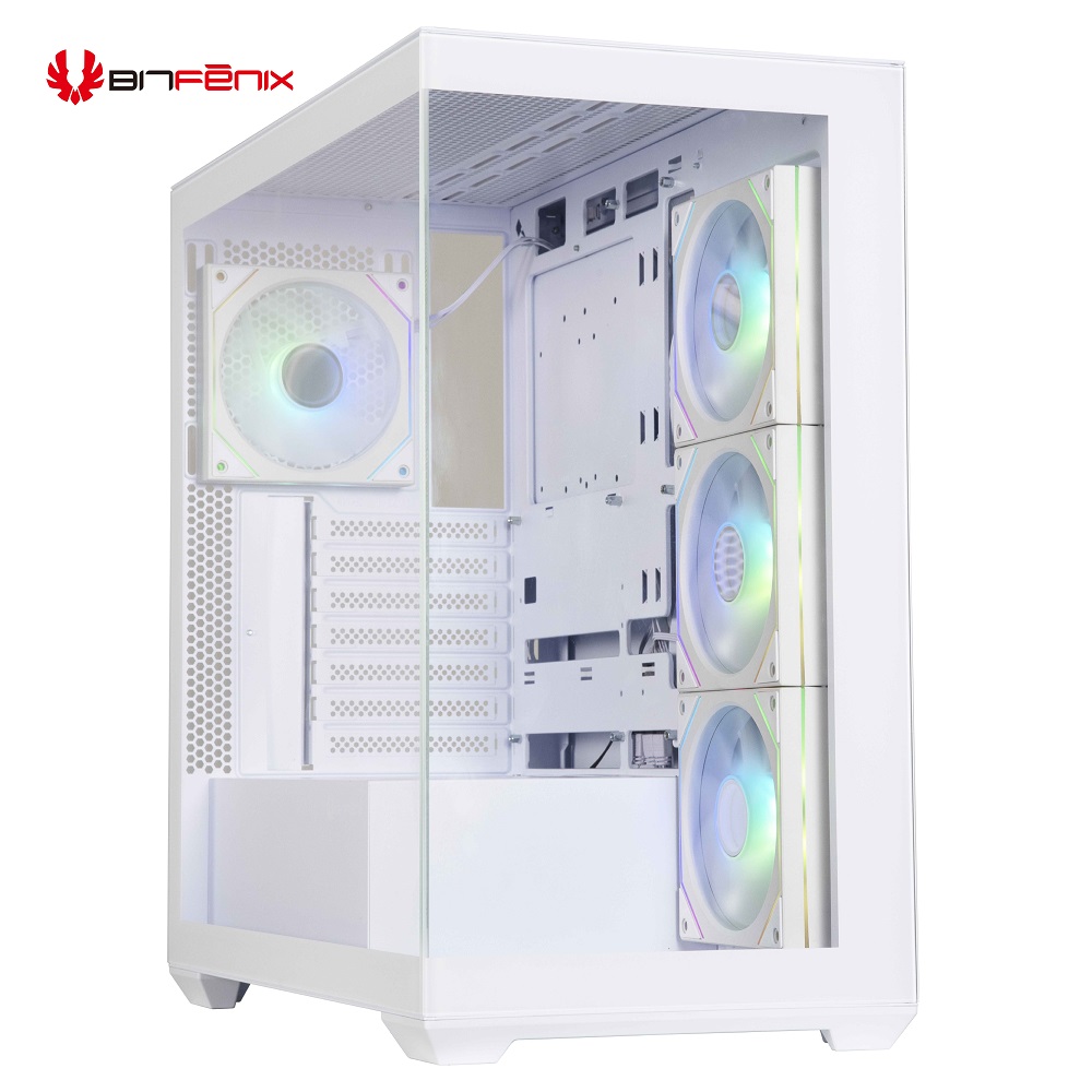 BitFenix 火鳥CETO ARGB (W) ATX 海景房背插式白色電腦機殼 BitFenix 火鳥CETO ARGB (W) ATX 海景房背插式白色電腦機殼