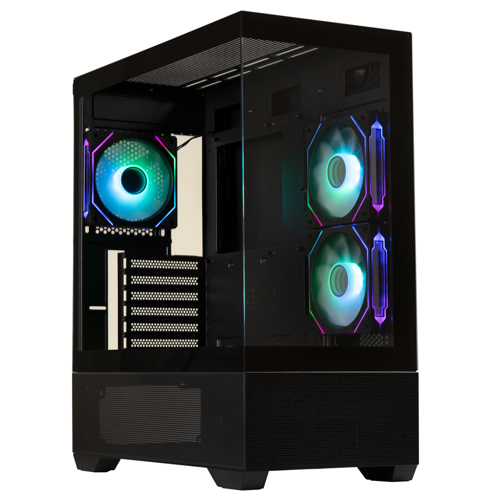 BitFenix 火鳥CETO Basic(B) ARGB 風扇x3 海景房ATX 電腦機殼
