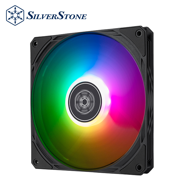 SilverStone 銀欣 Air Slimmer 高效能140mm ARGB薄型風扇 具有PWM全範圍控制