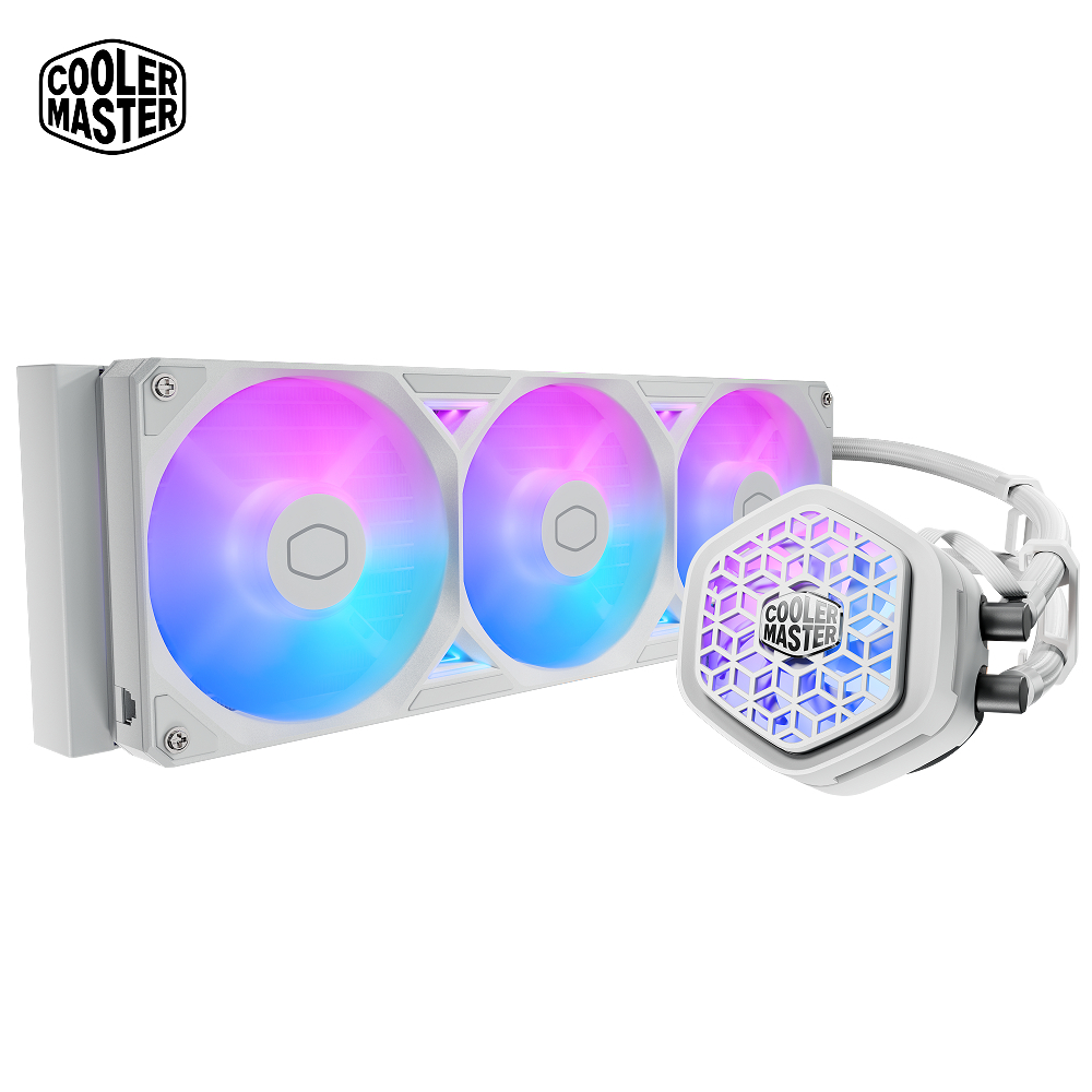 Cooler Master 酷碼 MasterLiquid 360 Atmos II VRM Fan ARGB 白色