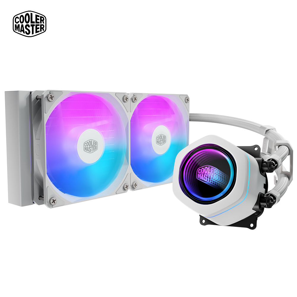 Cooler Master 酷碼 MasterLiquid CORE NEX 240 ARGB 水冷 白色