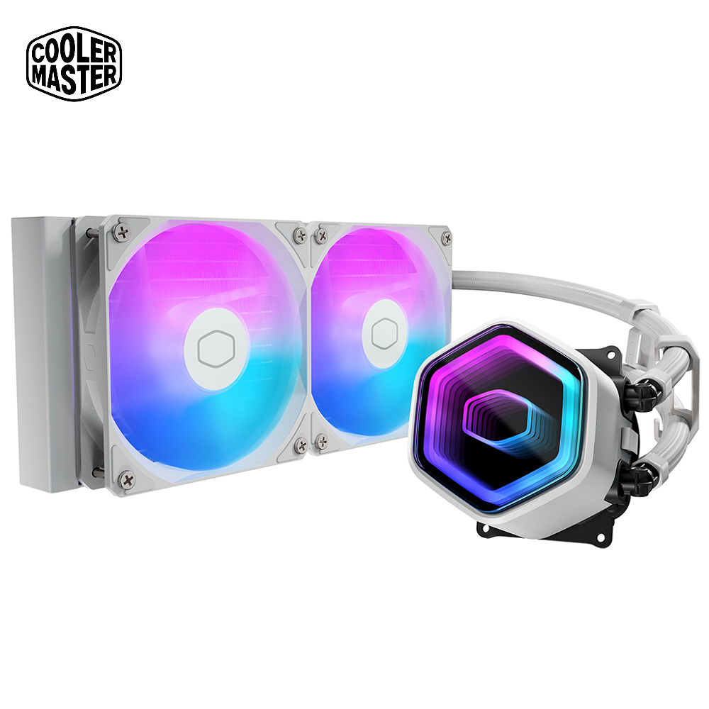 Cooler Master 酷碼 MasterLiquid CORE II 240 ARGB 水冷散熱器 白色